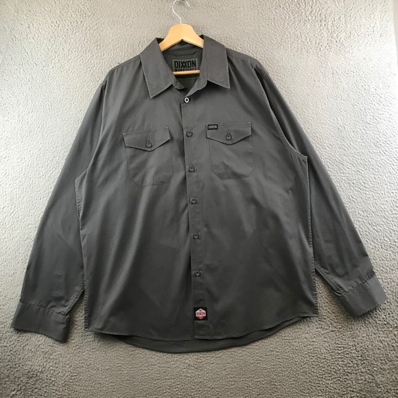 Dixxon Flannel Co. Workforce Button Up Shirt Mens XL Gray Workwear - Picture 1 of 10